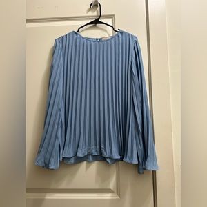 H&M Pleated Blouse, Size Medium